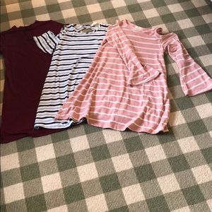 a bundle of 3 dresses